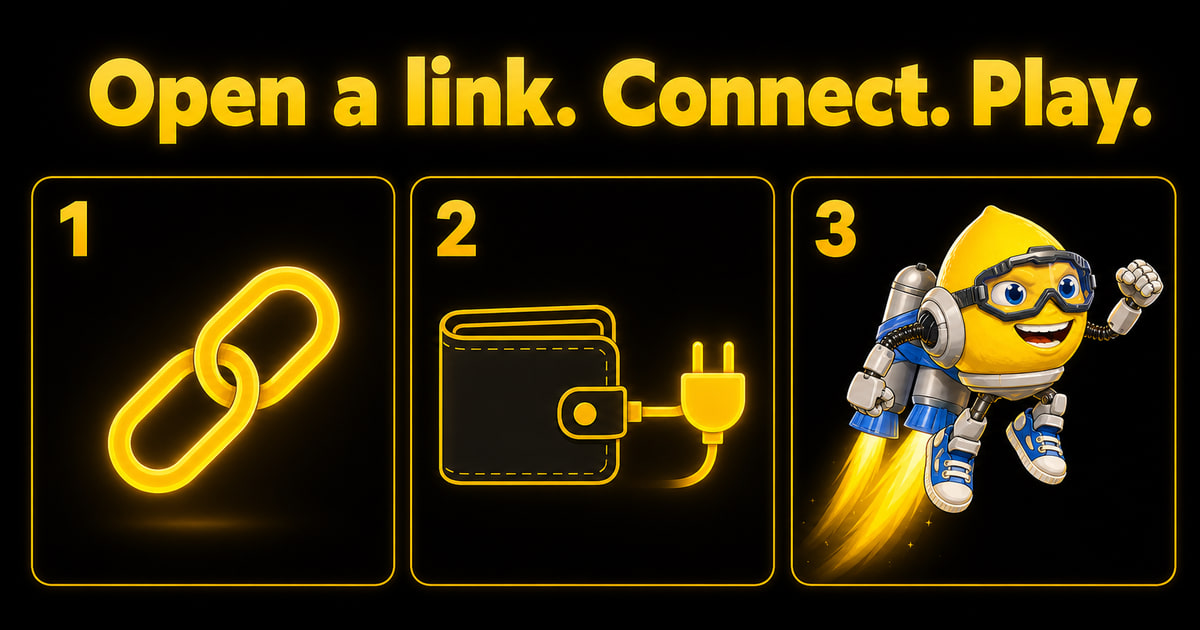 Open a link. Connect. Play.