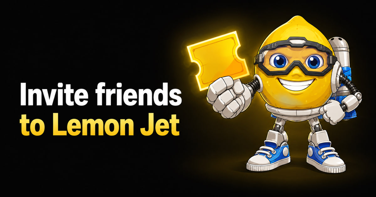 Invite friends to Lemon Jet